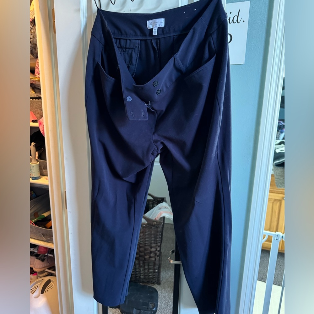 Raphaella Curvy Woman’s 20W Bootcut Slacks / Pants - Navy Blue